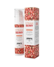 Exsens olio per massaggi goloso e riscaldante - Strawberry