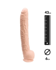 Extra Large Dildo 43cm Dick Rambone Cock White – Doc Johnson