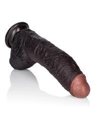 Realistischer schwarzer Dildo mit Saugglocke Sean Michael – California Exotics