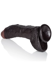 Realistischer schwarzer Dildo mit Saugglocke Sean Michael – California Exotics