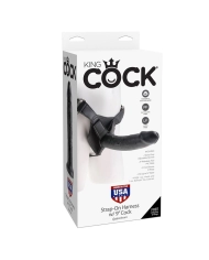 Realistic Strap-on black 23cm - King Cock 9