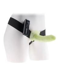 Glow in the Dark vibrating Strapon - Pipedream