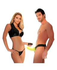 Vibrierende  Fluoreszierender hohler Dildogürtel Glow In The Dark - Pipedream