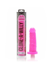 Penis Klon Glow-in-the-Dark Pink - Clone A Willy Kit