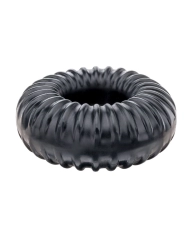 Anneau pénien Ribbed Ring Noir - PerfectFit