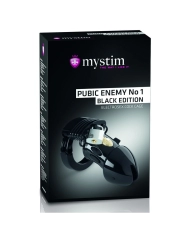 Cock Cage Public Enemy No 1 Black Edition - Mystim
