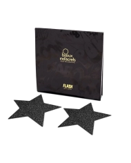 Nippies Flash Etoile Noirs - Cache-tétons adhésifs