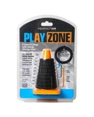 Play Zone Kit cockring extensible (9 anneaux) - Perfect Fit