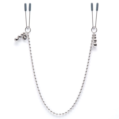 Darker At My Mercy Beaded Chain Nipple Clamps - Fifty Shades of Grey