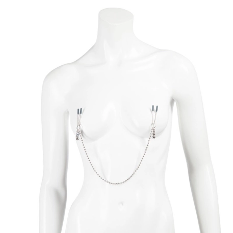 Darker At My Mercy Beaded Chain Nipple Clamps - Fifty Shades of Grey