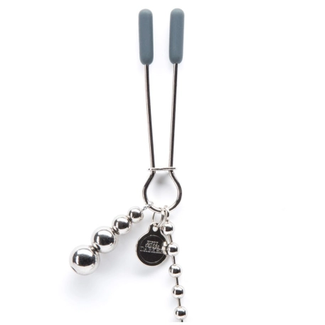 Darker At My Mercy Beaded Chain Nipple Clamps - Fifty Shades of Grey