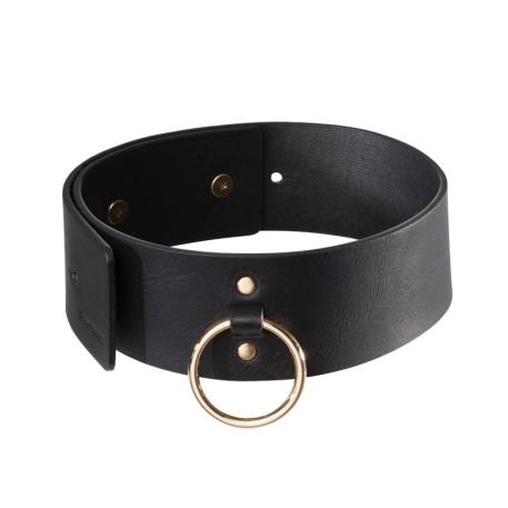 Collier BDSM Maze Wide Chocker Noir - Bijoux Indiscrets