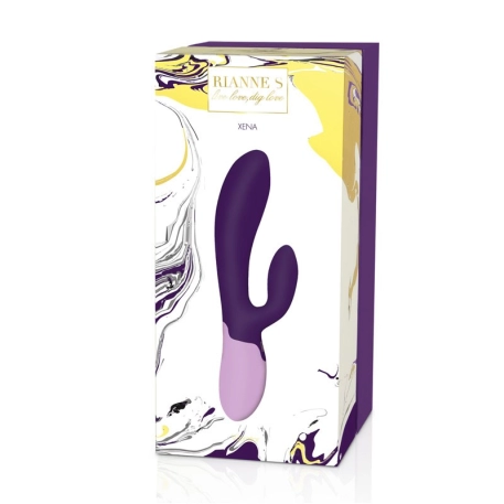 Rabbit Vibrator Xena Deep Purple & Lilac - Rianne S