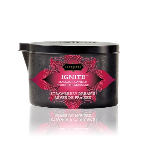 Bougie de massage Kamasutra Rêves de Fraise 170gr