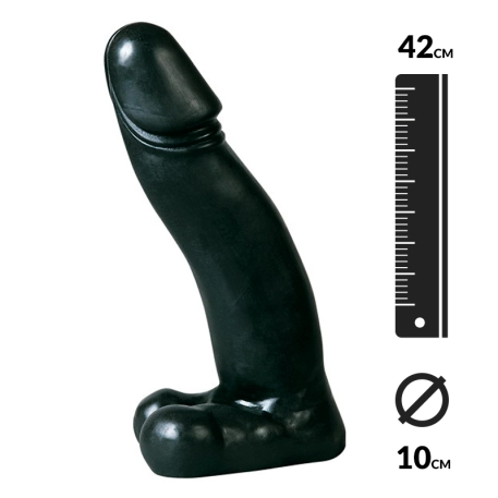 Extra Large Dildo 42cm X-MAN Terminator - All Black