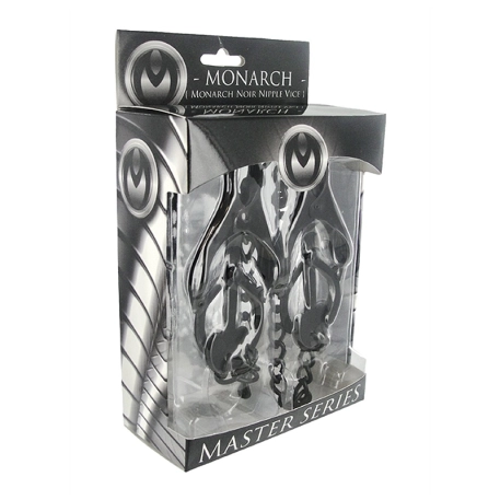 Butterfly Nipple Clamps with chain Monarch - Master Series