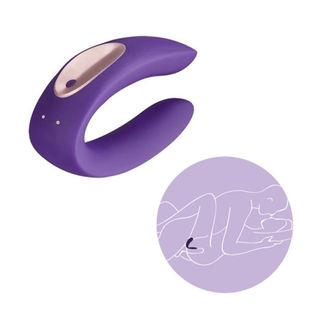 Vibromasseur pour couple Partner Plus – Satisfyer