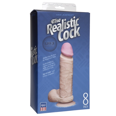 Dildo réaliste avec ventouse Realistic Cock 8 - Doc Johnson
