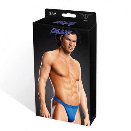 Perizoma sexy Performance Microfiber Blu - Blue Line