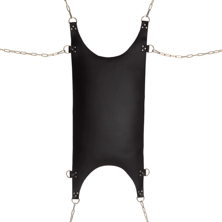 SM leather hammock with suspension rings II - Rimba