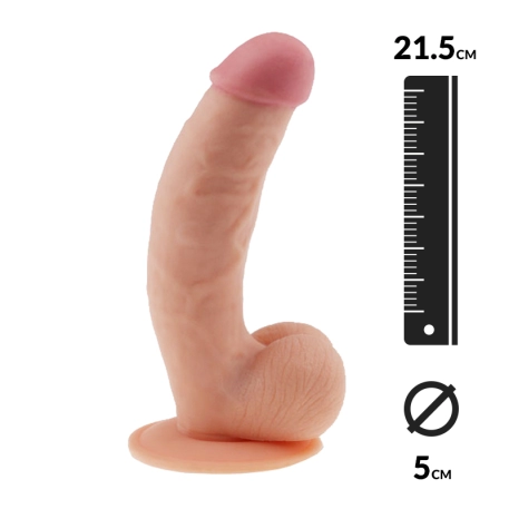 Dildo realistico (21.5 cm) - The Ultra Soft Dude 8.5