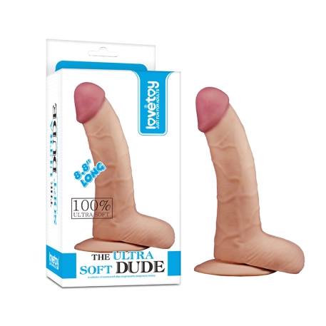 Realistic Dildo (22 cm - Ø 4.7 cm) - The Ultra Soft Dude 8.8