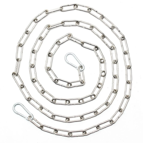 Chain (2 m.) - Welded  with 2 carabine hooks