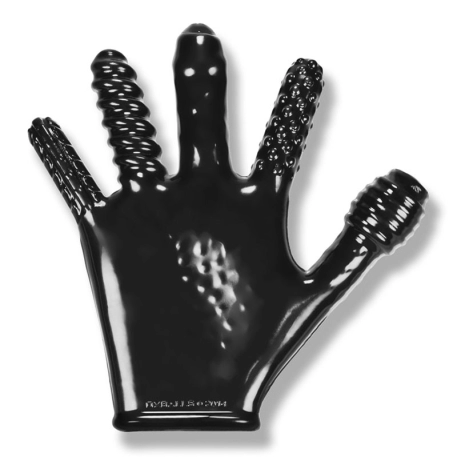 Finger Fuck Oxballs Black - Textured glove