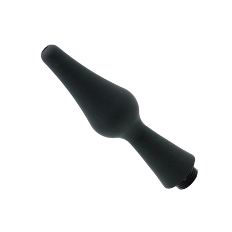Canule de douche en silicone avec plug anal - Rimba