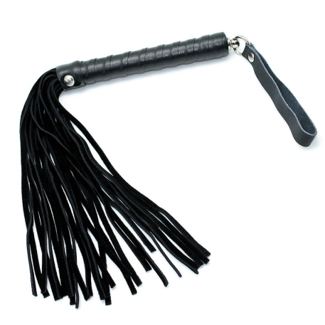 Frustino BDSM in pelle scamosciata (35 cm) - Rimba