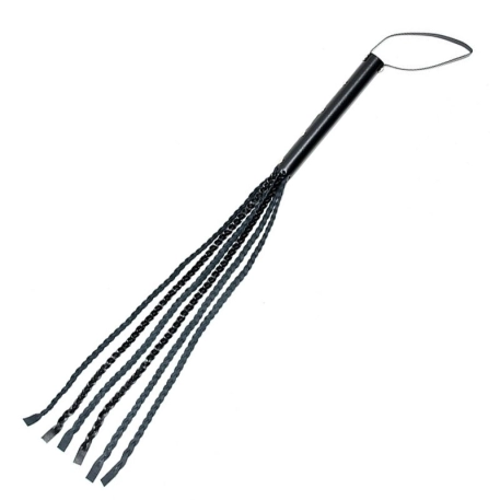 BDSM Whip of 6 plaited strings Split leather - Rimba