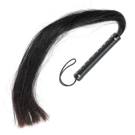 BDSM whip with horse hair (85 cm) - Rimba