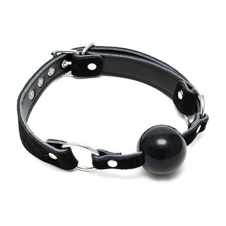 Bavaglio in silicone Ø 4.4 cm Nero - Rimba