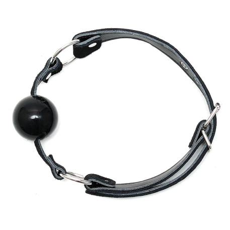 Bavaglio in silicone Ø 4.4 cm Nero - Rimba