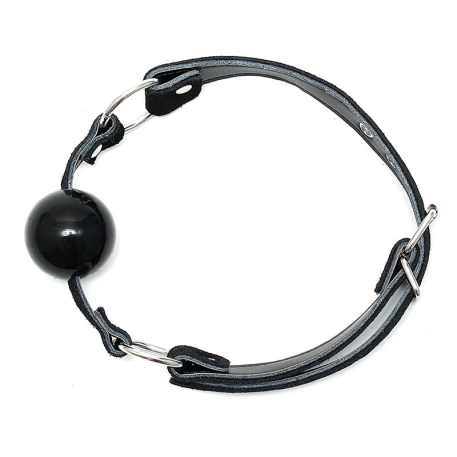 Ball Gag silicone Ø 4.4 cm Black - Rimba