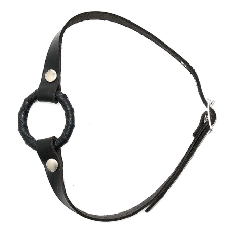 Bavaglio con O Ring Ø 5 cm Nero - Rimba