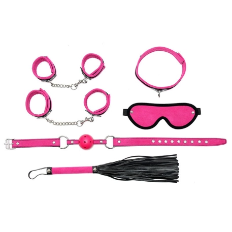 Principianti BDSM Kit pink (6 pezzi) - Rimba