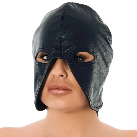 Maschera da boia BDSM in pelle (unisex) - Rimba