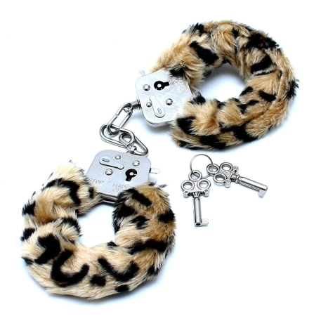 SM Handcuffs with fur Leo - Rimba