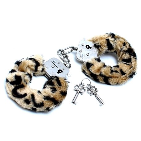 SM Handcuffs with fur Leo - Rimba