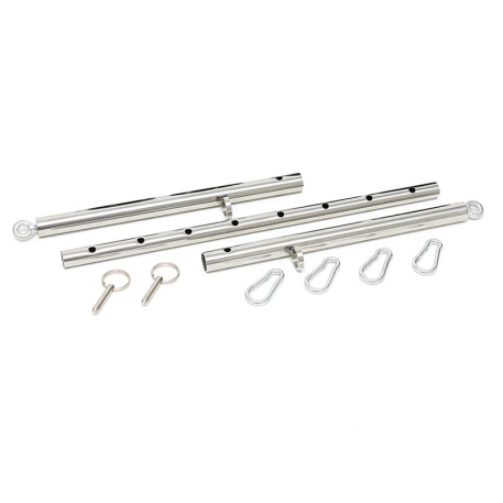 Barra di sollevamento regolabile con 4 anelli (55-85 cm) - Rimba