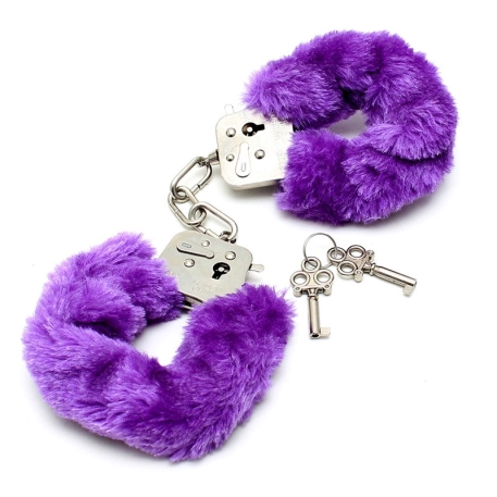 Menottes SM fourrure violet - Rimba