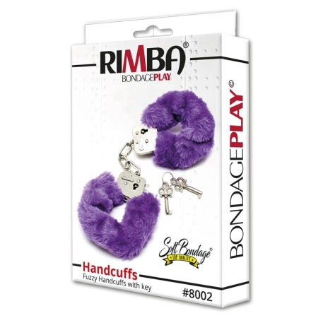 Menottes SM fourrure violet - Rimba