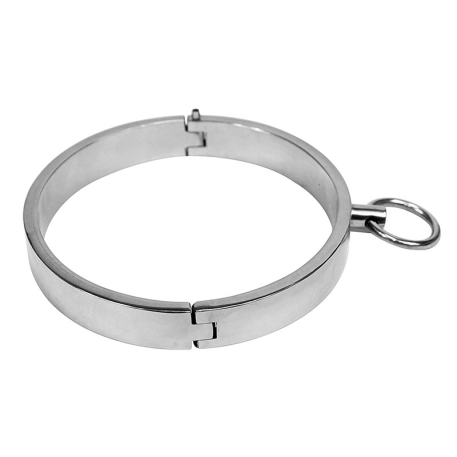 Leder BDSM Halsband Schwarz (2 cm Breite)