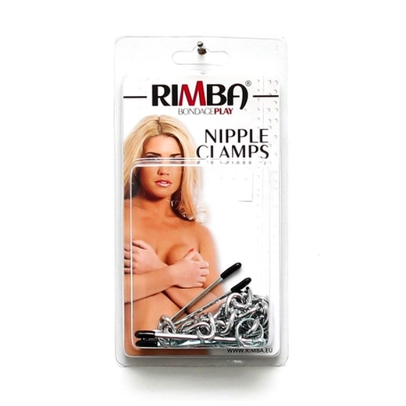 Adjustable Nipple clamps with chain - Rimba