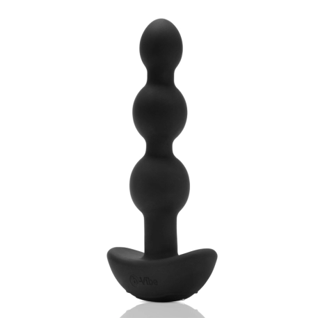 Chapelet anal vibrant avec télécommande - B-Vibe triplet Noir