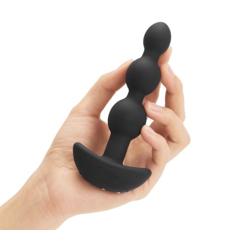 Chapelet anal vibrant avec télécommande - B-Vibe triplet Noir