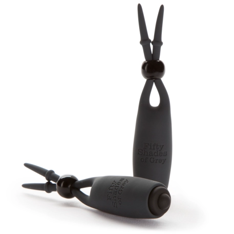 Wireless Vibrating Nipple Clamps - Fifty Shades of Grey