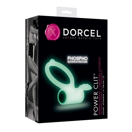 Fluorescent vibrating penis ring - Marc Dorcel Power Clit