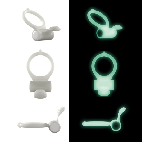 Fluorescent vibrating penis ring - Marc Dorcel Power Clit